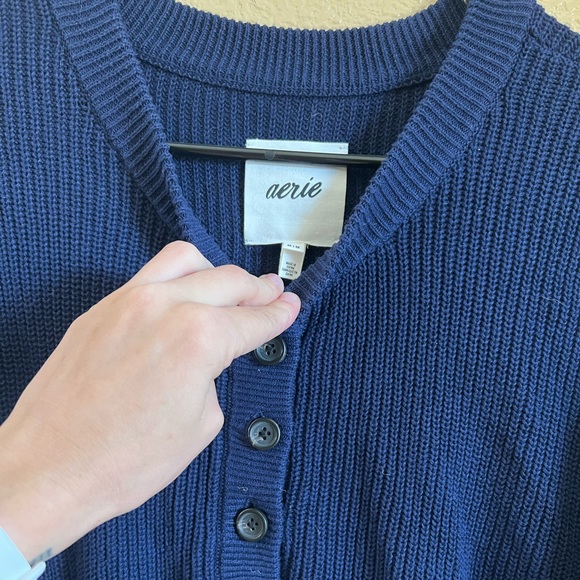 Navy blue Aerie sweater - Picture 2 of 5